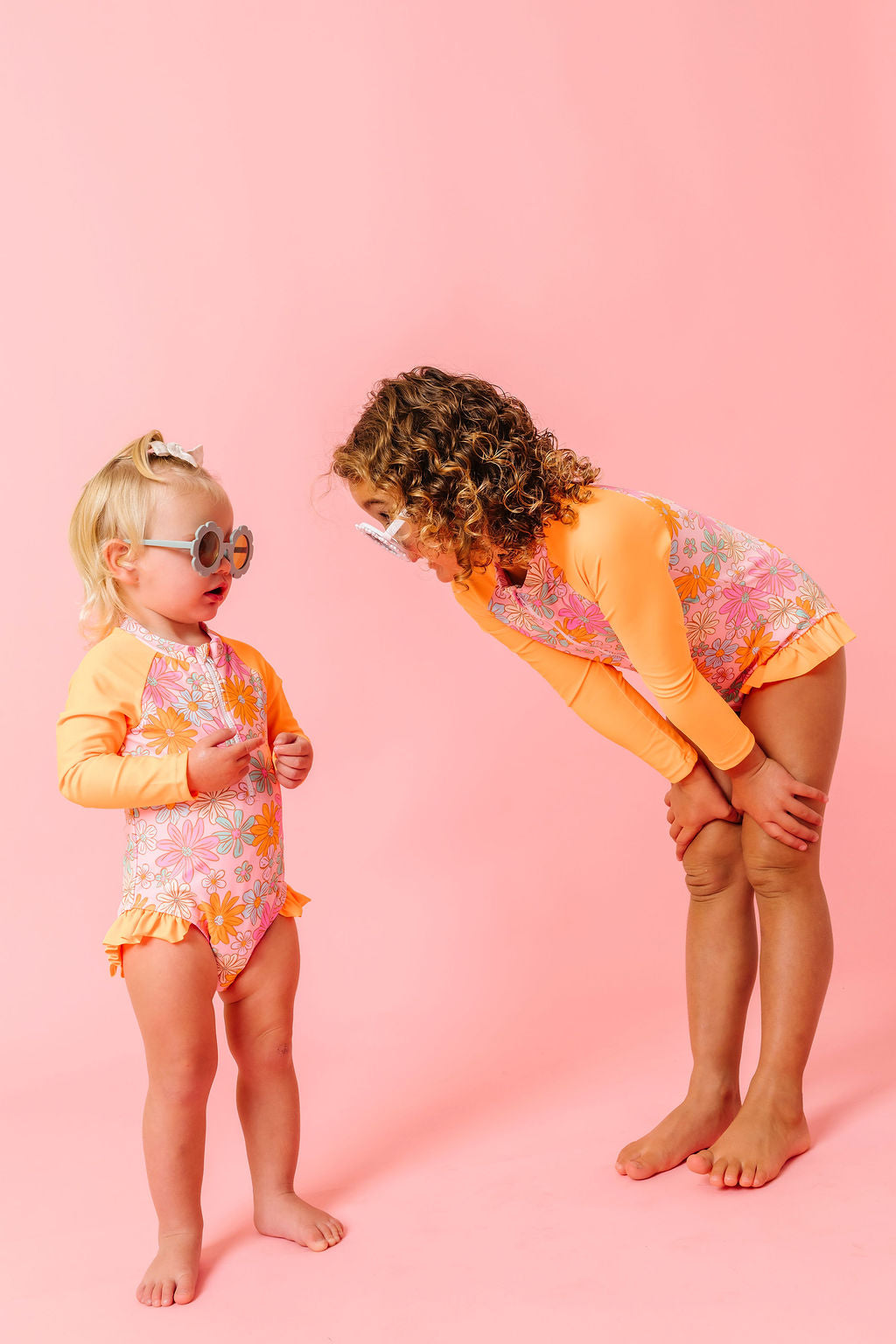 AQUA FLORA RASH GUARD BODYSUIT