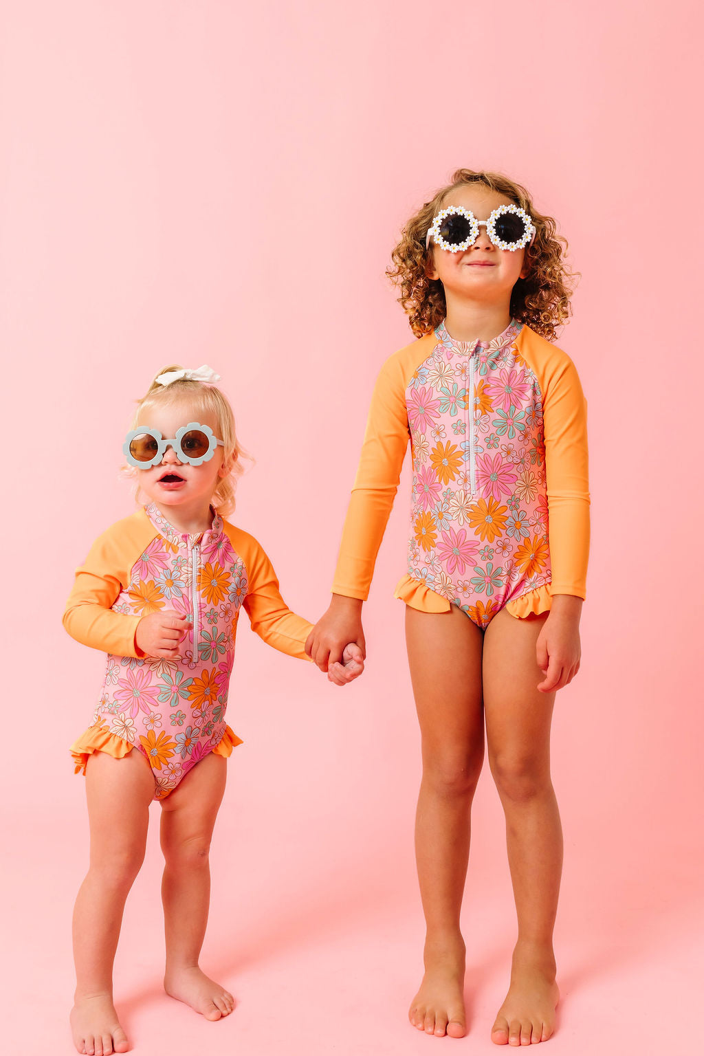 AQUA FLORA RASH GUARD BODYSUIT