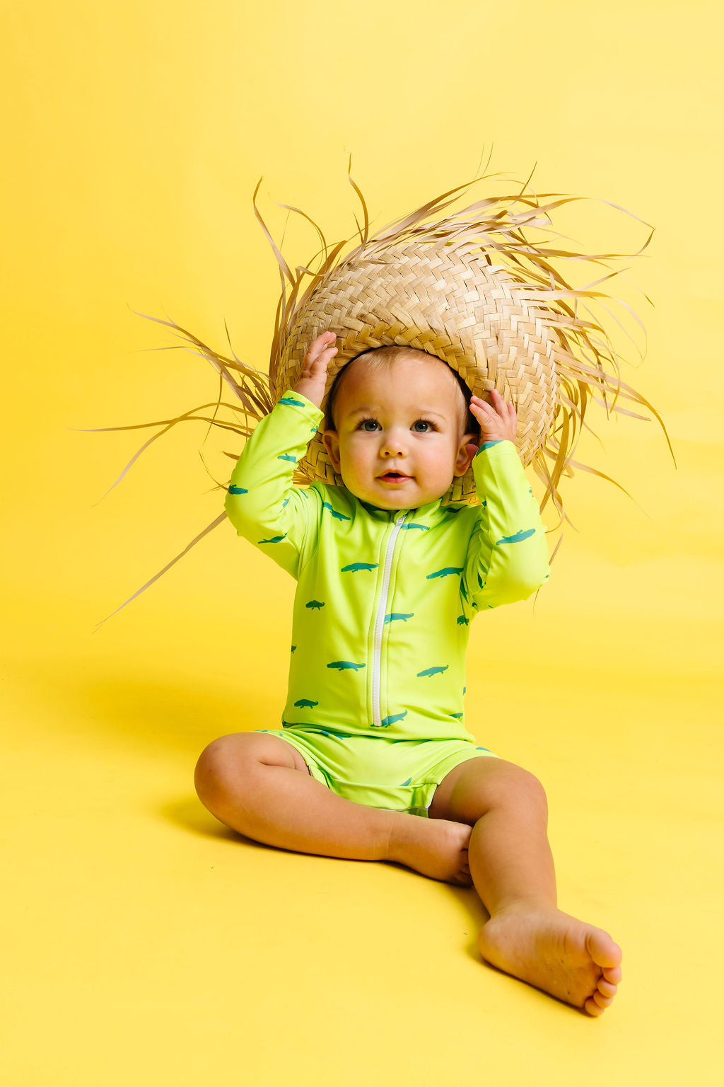GO GATOR RASH GUARD BODYSUIT