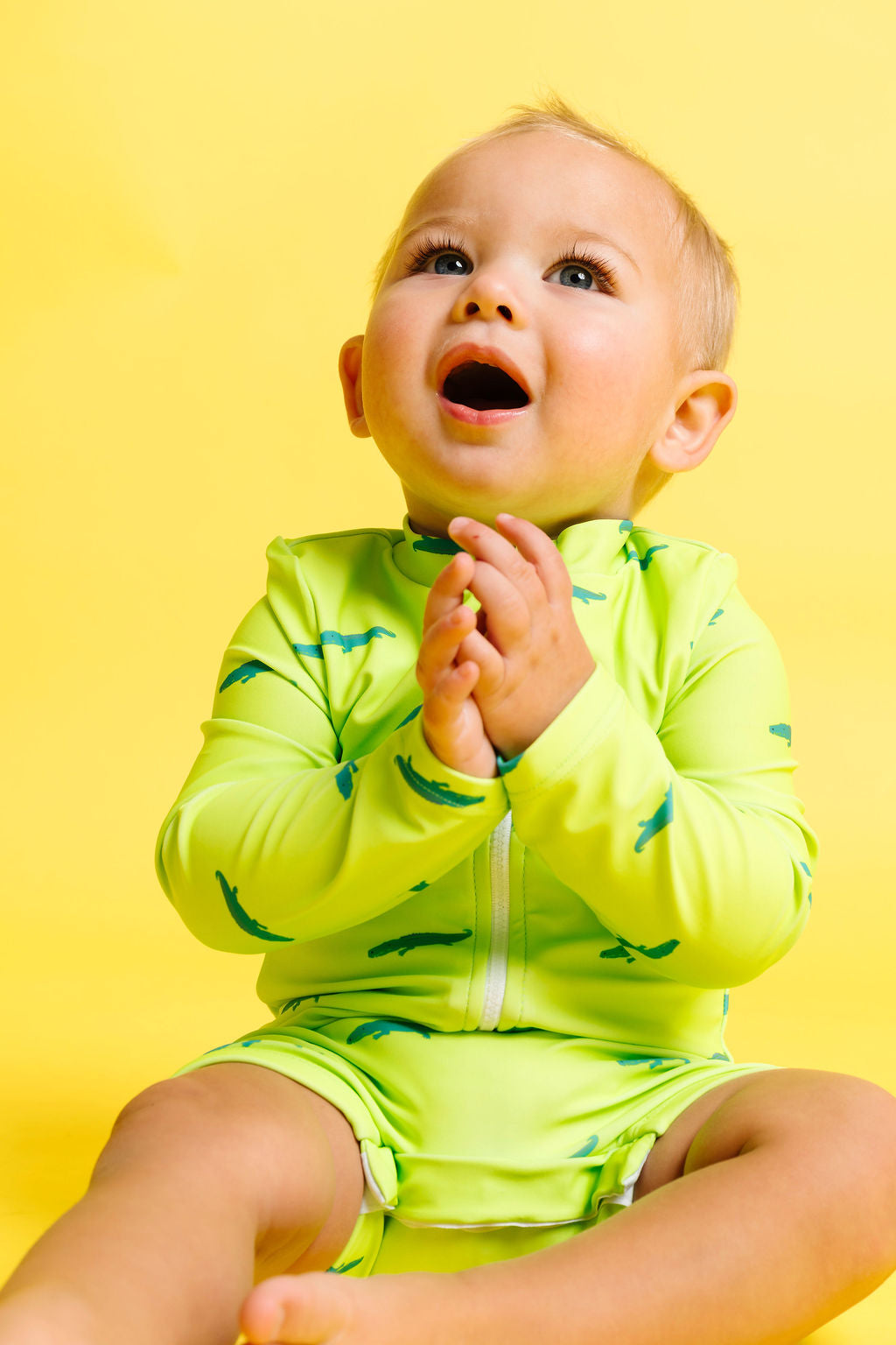 GO GATOR RASH GUARD BODYSUIT