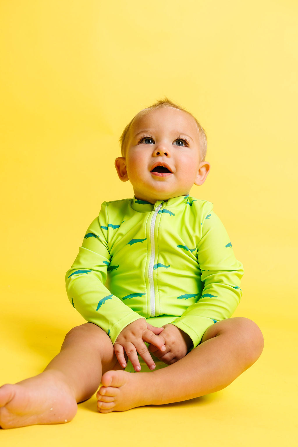 GO GATOR RASH GUARD BODYSUIT
