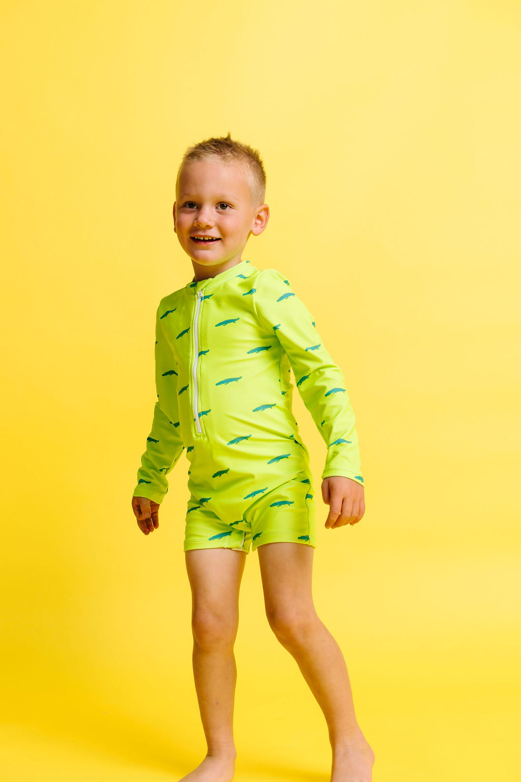 GO GATOR RASH GUARD BODYSUIT