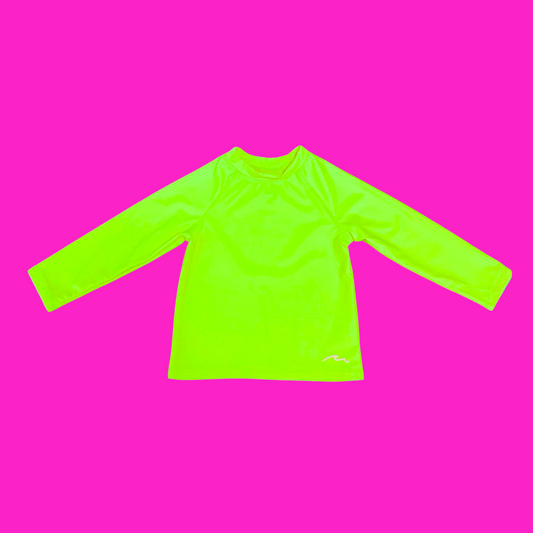 ELECTRIC GREEN RASH GUARD