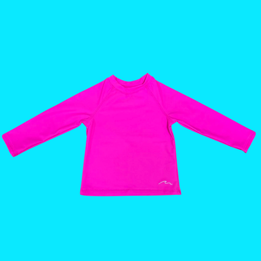 ELECTRIC PINK RASH GUARD