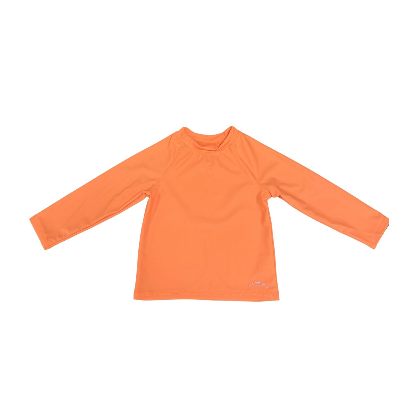 ORANGE BRITE RASH GUARD