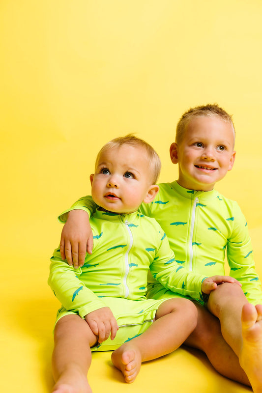 GO GATOR RASH GUARD BODYSUIT